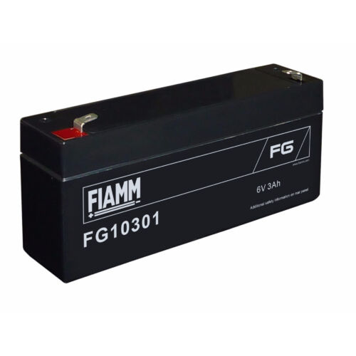Akkumulátor FIAMM 6V, 3Ah zselés