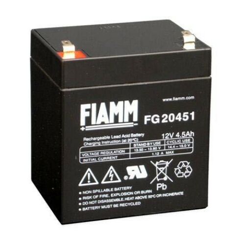 Akkumulátor FIAMM 12V, 4.5Ah zselés