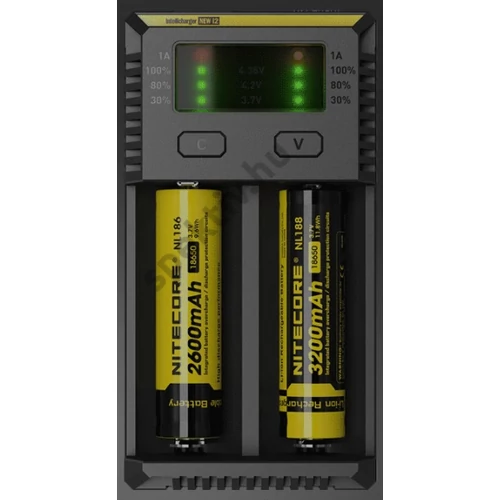 Nitecore akkumulátor töltő i2